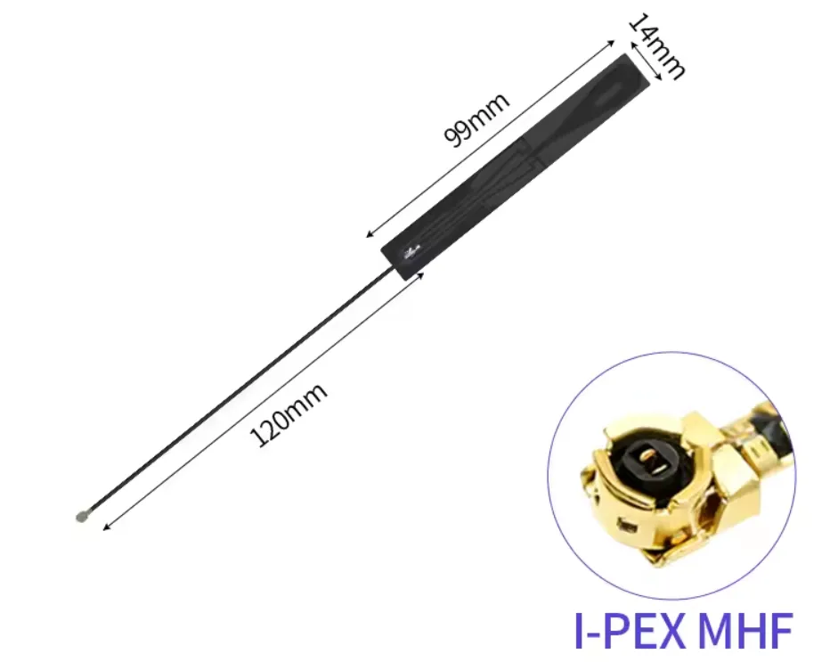 2G/3G/4G Antenne 5dBi med IPEX-tilslutning