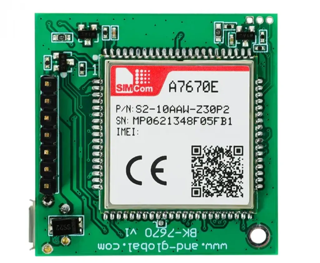 A7670 SIM 4G LTE Cat 1 og GPS modul