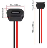 USB-C indbygningssocket chassisdel – 2