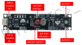 18650 Batteriholder med Lader og 5V Step-up module (USB-C) – 2