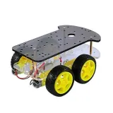 Chassis med 4 hjul og 4 TT-motorer robot base DIY – 3