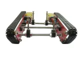 Robottank med bæltebånd Chassis inklusive 2 motorer – 4