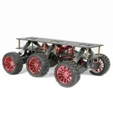 Sort off-road chassis med 6-hjulstræk – 1