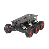 Sort off-road chassis med 6-hjulstræk – 2