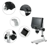 Digitalt mikroskop 600x 3.6MP med stativ – 2