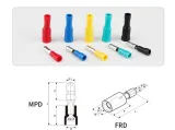 Assortiment af isolerede kabelsko - FRD/MPD2-156 – 6