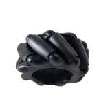 Mecanum Hjul /Omnidirektionelt Hjul - 60MM-K Sort Sæt med 4 – 4