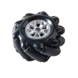 Mecanum Hjul /Omnidirektionelt Hjul - 60MM-K Sort Sæt med 4 – 5