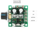12V-40V 10A DC Motor PWM hastighedsregulator – 2