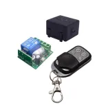 Trådløs Programmerbar Relæmodul inkl. Fjernbetjening (4 knapper) - 12V 433Mhz RF – 6