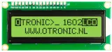 1602 LCD  grøn/gul baggrundsbelysning med  I2C forloddet – 1