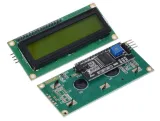 1602 LCD  grøn/gul baggrundsbelysning med  I2C forloddet – 2