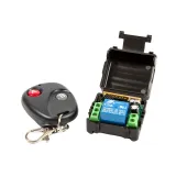 Trådløs relæmodul inkl. fjernbetjening (2 knapper) - 12V, 1 kanal, 433Mhz RF – 1