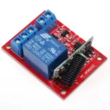 Trådløs relæmodul inkl. fjernbetjening - 12V, 1 kanal, 433Mhz RF – 3