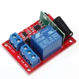 Trådløs relæmodul inkl. fjernbetjening - 12V, 1 kanal, 433Mhz RF – 5