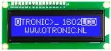 1602 LCD blå baggrundsbelysning med I2C forloddet – 1