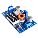 5A 75W XL4015 DC-DC Converter justerbar step-down modul med display voltmeter – 1