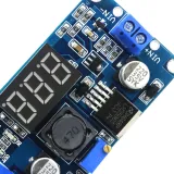 LM2596S Justerbar Step-Down 4-40V -> 1.25-37V med onboard voltmeterdisplay – 5