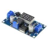 LM2596S Justerbar Step-Down 4-40V -> 1.25-37V med onboard voltmeterdisplay – 6