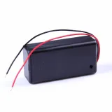 9V batteriholder med TÆND/SLUK vippekontakt 9 volt med låg – 3