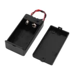 9V batteriholder med TÆND/SLUK vippekontakt 9 volt med låg – 4