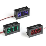 Voltmeter 3.5-30V - Rød, 0.56inch, 2 Ledninger. – 3