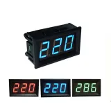 Voltmeter AC 70V - 500V, Rød, 0.56inch, 2 ledninger – 4