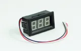 Voltmeter 0-100V - Blå, 0.56 inch, 3 ledninger – 4