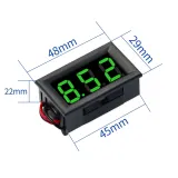 Voltmeter 3,5V-30V -  Grøn, 0.56 inch, Indbygning – 3