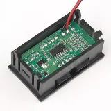 Voltmeter 3,5V-30V -  Grøn, 0.56 inch, Indbygning – 4