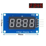 4-digit display Rød TM1637 (7-segmenter per digit) – 1