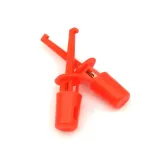 Mini testclip med fjederkrog til PCB SMD IC 43mm - Rød – 1