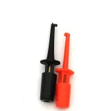 Mini testclip med fjederkrog til PCB SMD IC 43mm - Rød – 2
