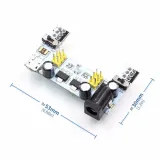 MB102 DC 7-12V USB Interface Breadboard Strømforsyningsmodul 2-kanalskort – 5