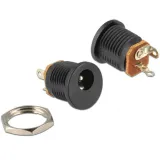 DC power jack Female 5.5x2.1mm DC-022 med møtrik – 2