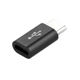 USB-C Male til Micro-USB Female Adapter  - sort – 1