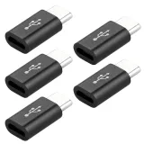 USB-C Male til Micro-USB Female Adapter  - sort – 4