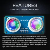 RUS-04 Ultralydsafstandssensor med integreret RGB LED – 3