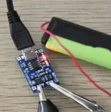 Lithium 18650 Batterioplader med Micro Usb 5V 1A TP4056 – 2