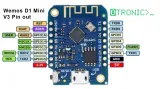 Wemos D1 Mini V3 | ESP8266 | WiFi | CH340 udviklingskort – 2