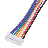 8 Pins Connector/Terminal ledning, 1-sidet - male, 26AWG 20cm, XH2.54mm – 2