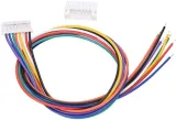 8 Pins Connector/Terminal ledning, 1-sidet - male, 26AWG 20cm, XH2.54mm – 3