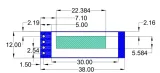 Mini OLED display hvid 0.91 inch 128x32 I2C – 4