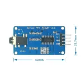 UART TTL Seriel MP3-modul med Micro SD-slot (YX5300-alternativ) – 2
