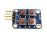 2X2 MATRIX Tastaturmodul - 4 knapper – 3