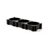 3x 18650 batteriholder med afbryderklemme – 3