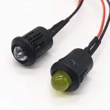 Monteringsclips til LEDs - 5mm sort – 2