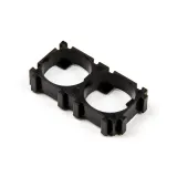 2x 18650 batteriholder med omskiftelig klemme – 1