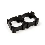 2x 18650 batteriholder med omskiftelig klemme – 2