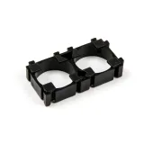 2x 18650 batteriholder med omskiftelig klemme – 3